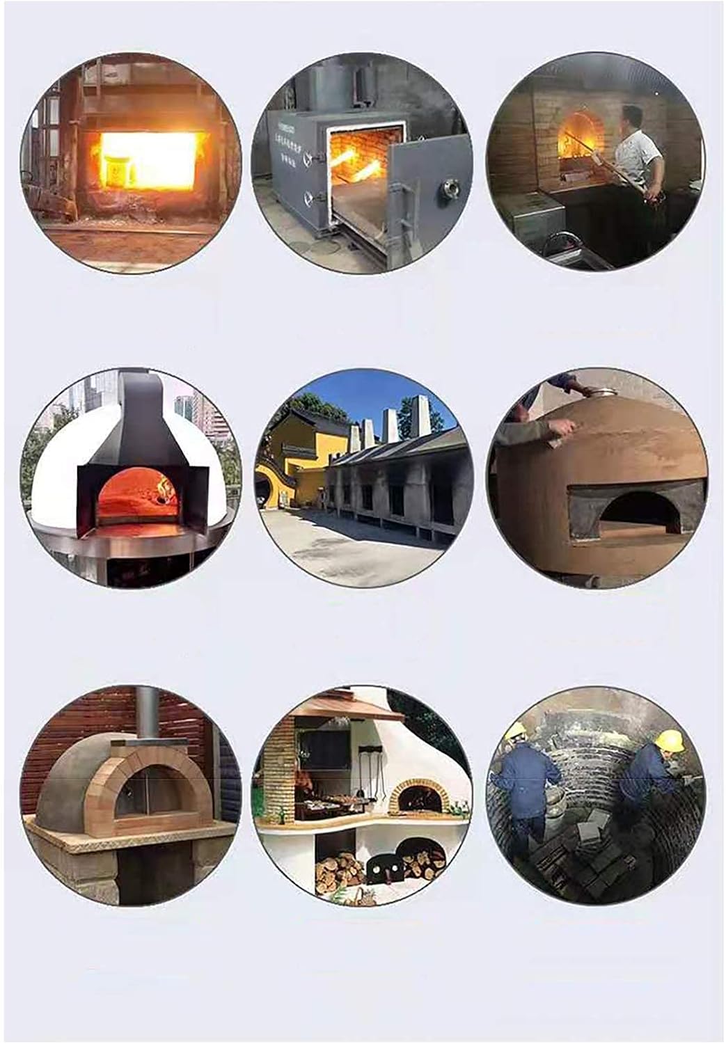 Fengqiwu Insulating Fire Brick - Withstand a Temperature of 2300℉/ 1260℃ of Fire Brick, for Kilns, Forges, Metal Clay Firing, Jewelry Soldering, Furnace, 9&ldquo; x 4.5&rdquo; x 2.5&ldquo;, Pack of 4