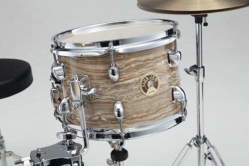 Tama Club-JAM LJK48S 4-piece Shell Pack with Snare Drum - Cream Marble Wrap