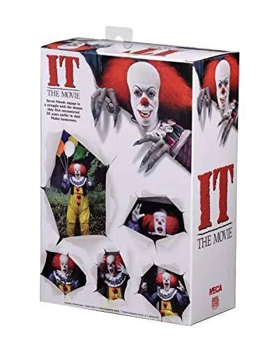 NECA - It - 7x22 Scale Action Figure - Ultimate Pennywise (1990)