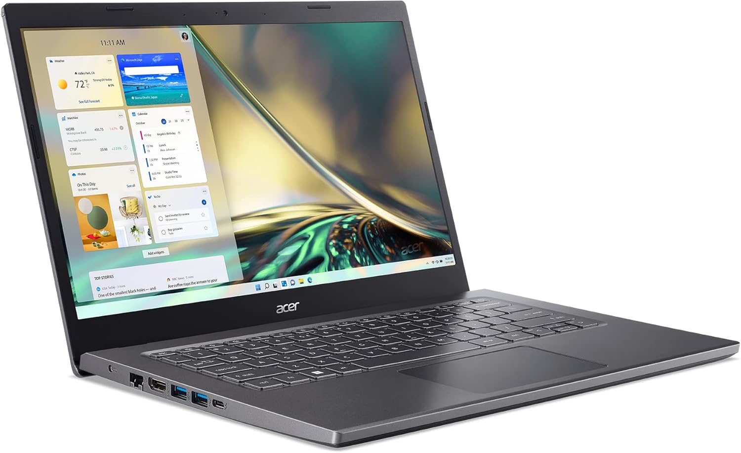 Acer Aspire 5 A514-55-545G Slim Laptop | 14.0" Full HD IPS Display | 12th Gen Intel Core i5-1235U | 8GB DDR4 | 512GB NVMe Gen 4 SSD | 802.11ax Wi-Fi 6E | Thunderbolt 4 | Backlit Keyboard | Win 11 Home