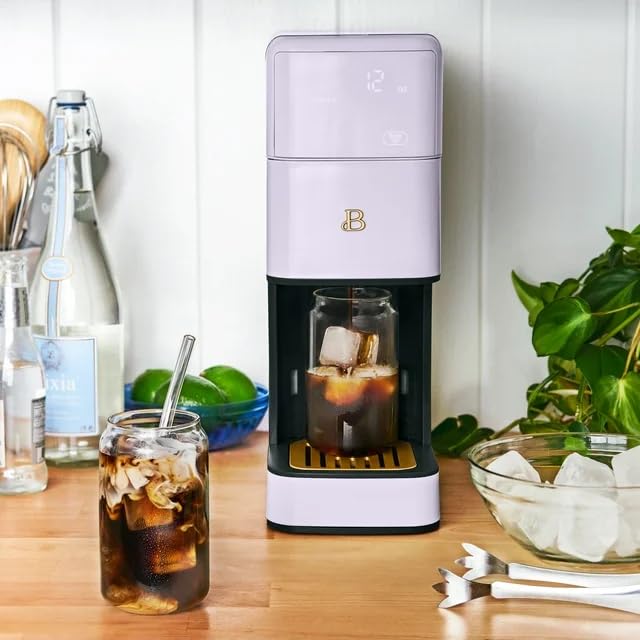 Beautiful Perfect Grind Programmable Single Serve Coffee Maker, Exact-Xtract technology, Touch-Activated Display & Integrated Burr Grinder