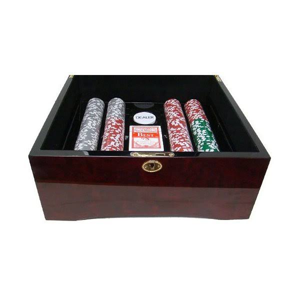 1,000ct. Monte Carlo 14g Poker Chip Set in Aluminum Metal Carry Case