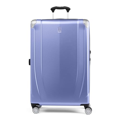 Travelpro Pathways 3 Hardside Expandable Luggage, 8 Spinner Wheels, Lightweight Hard Shell Suitcase, Carry On 21 Inch, Black Knight