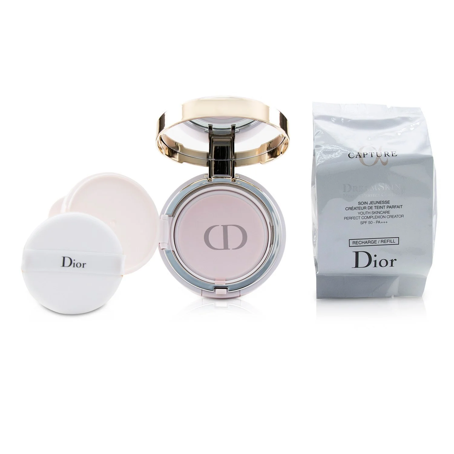Christian Dior Capture Dreamskin Moist & Perfect Cushion SPF 50 With Extra Refill - # 030 (Medium Beige  2x15g/0.5oz