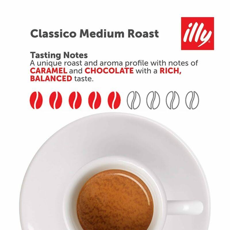 Illy iperEspresso Capsules Lungo Classico Medium Espresso Coffee 126Ct