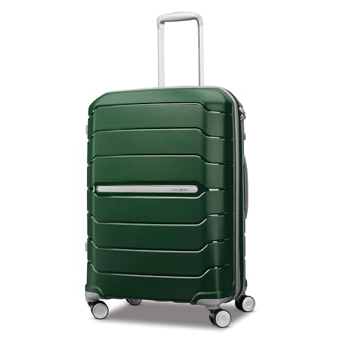 Samsonite Freeform 21-Inch Hardside Carry-On Luggage - Hardshell Carry-On Suitcase - TSA, Airline-Approved - Expandable Hard Shell, Smooth Rolling Spinner Wheels for Lightweight Travel - Navy