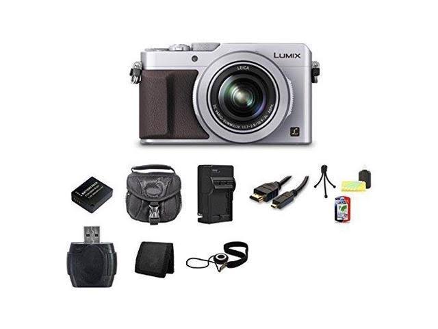 Panasonic Lumix DMC-LX100 Digital Camera (Silver) Bundle 1