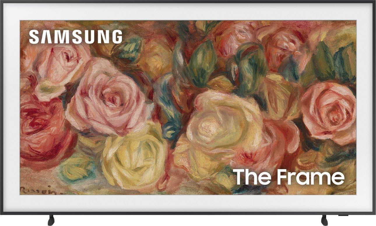 85-Inch Class QLED 4K LS03D The Frame Series Quantum HDR Smart TV w/Customizable Frame, Slim Fit Wall Mount with Alexa Built-in (Samsung QN85LS03D, 2024 Model) Includes Free 2 Year Warranty