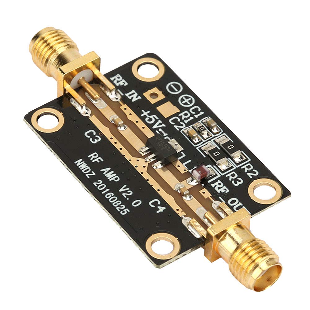 Low Noise Premium Ultra Bandwidth Amplifier LNA 0.05-4GHz NF=0.6dB RF FM HF VHF UHF WideBand Non Reflective Design Frequency Capability Ham Radio with High Isolation RF Amplifier