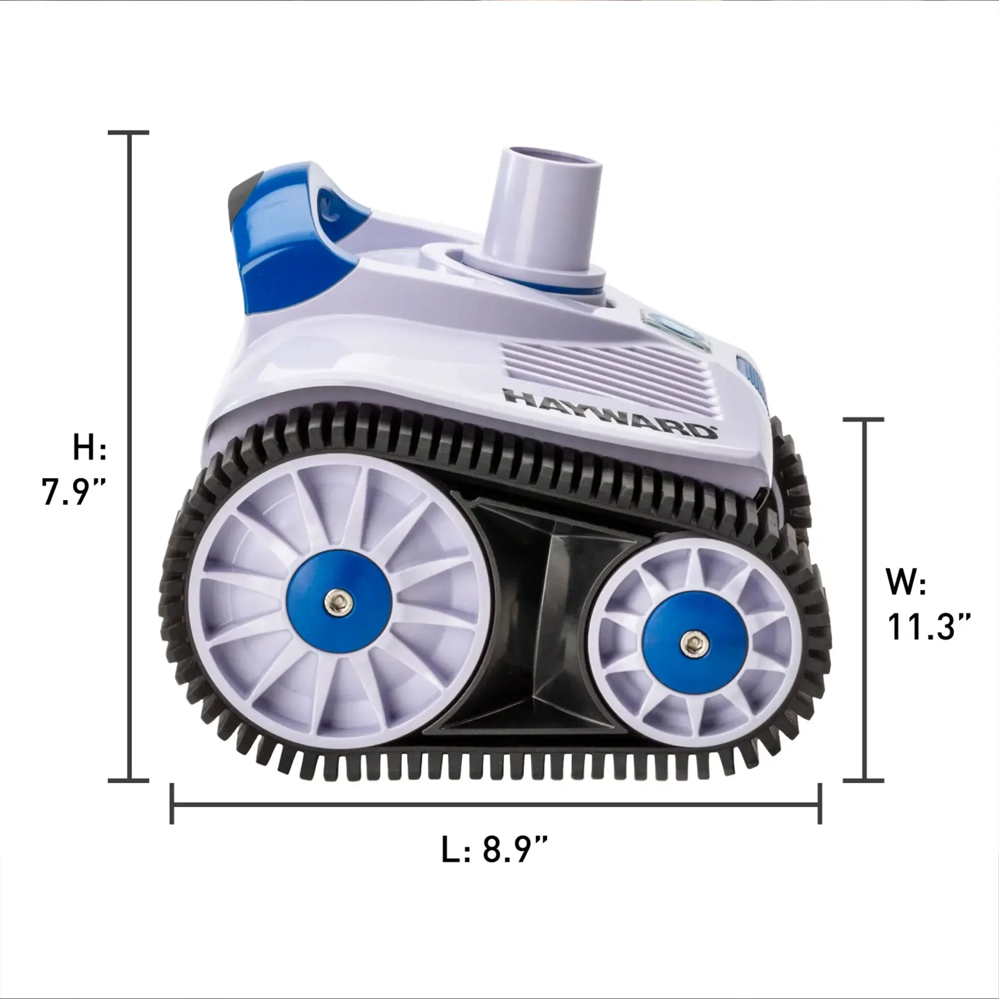 Hayward TracVac Lightweight In Ground Pool Suction Vacuum Cleaner, White