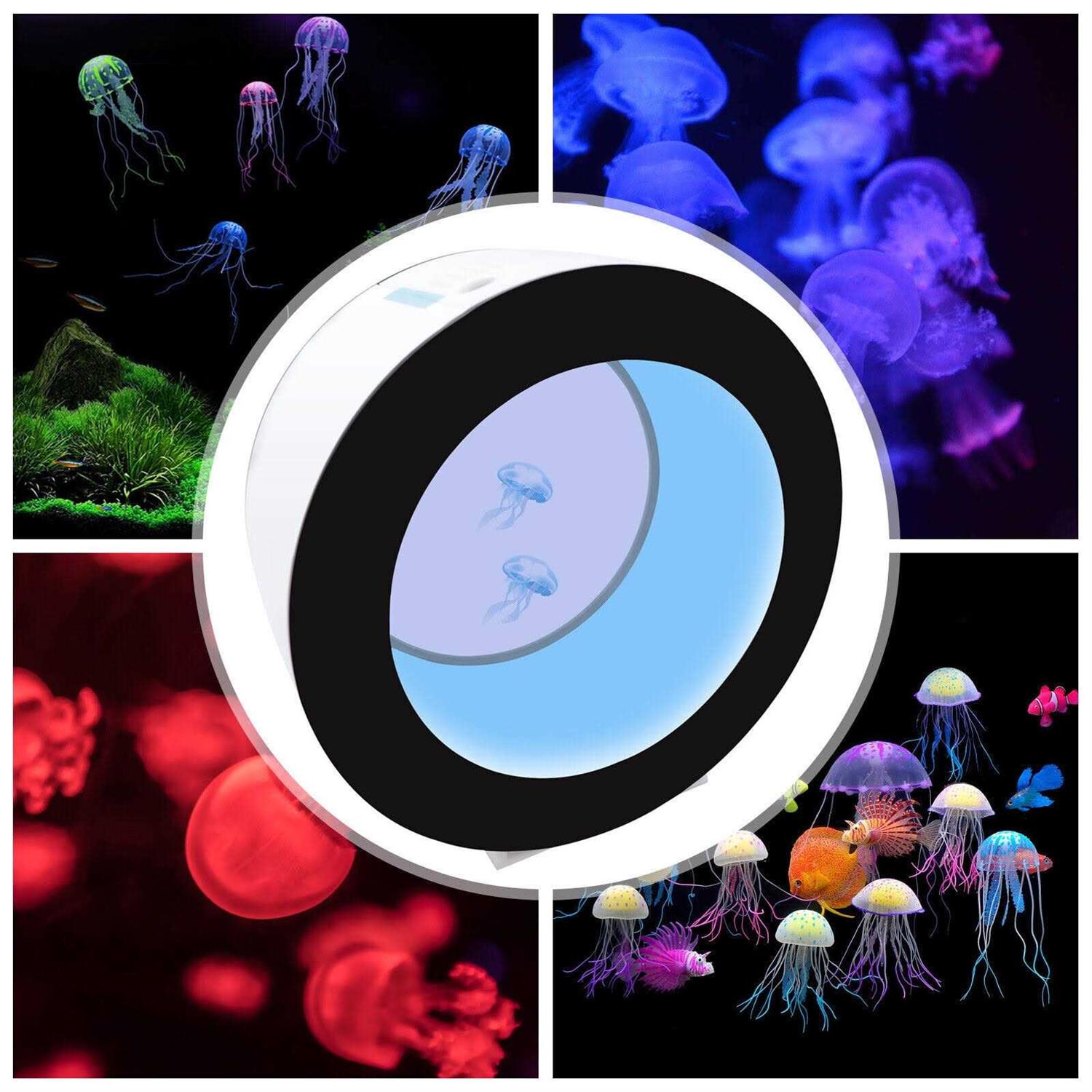Denest Acrylic Jellyfish Aquarium Electronic Fish Tank LED Automatic Fish Tank 18L - Pet Supplies online store