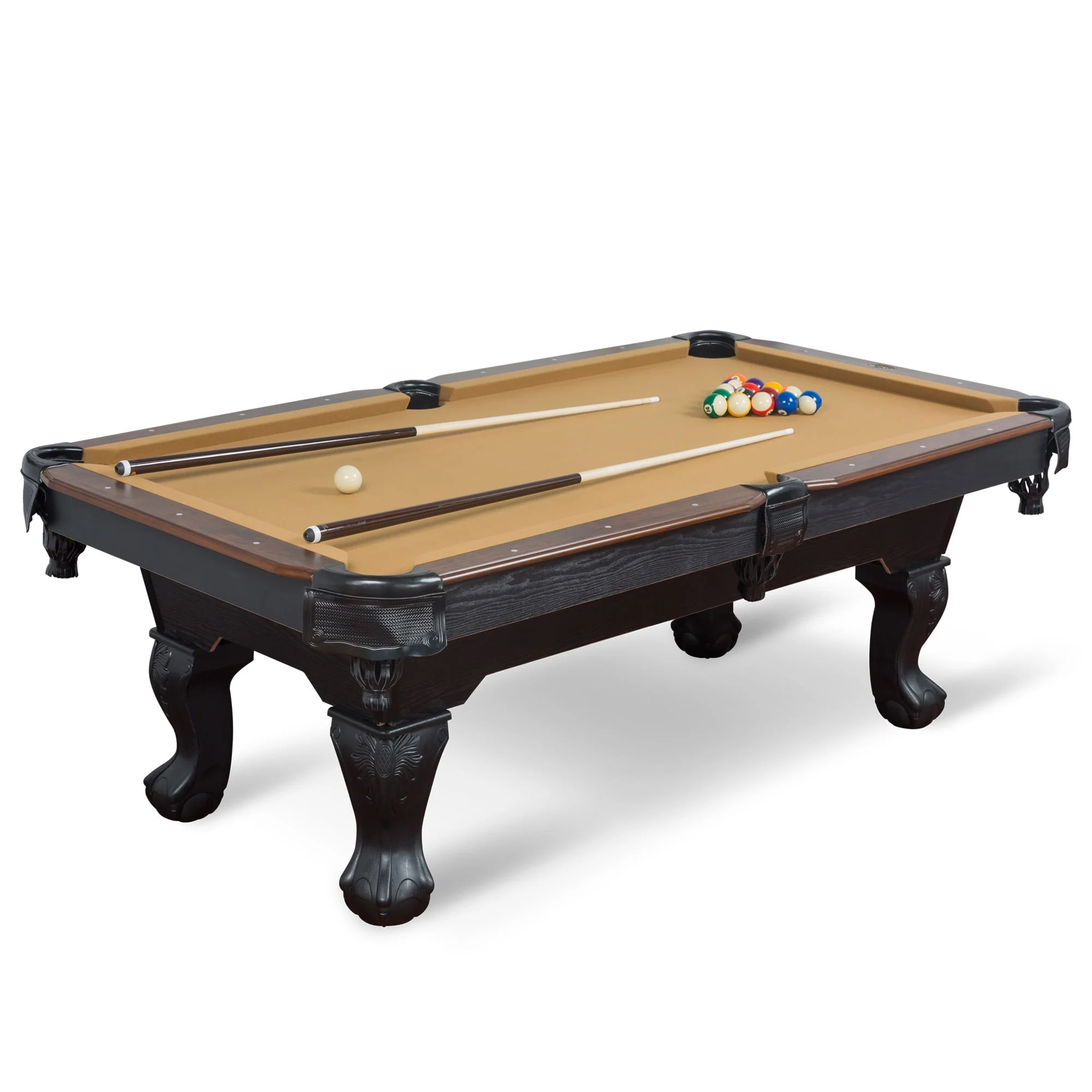 Classic Sports Brighton 87 Billiard Pool Table in Tan