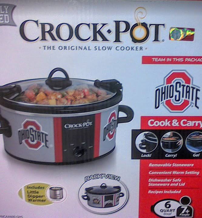 Crock-pot Ohio State Buckeyes Collegiate 6-Quart Cook u0026 Carry Slow Cooker