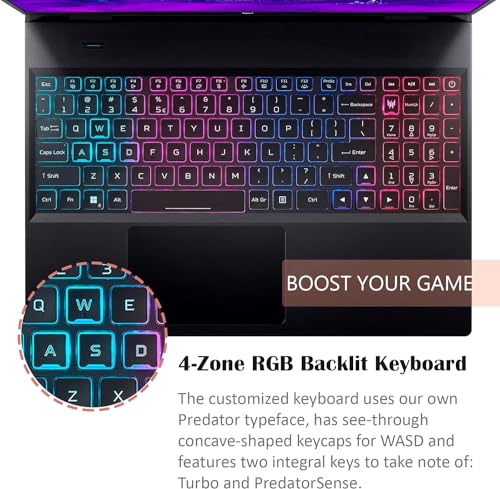 Acer Nitro 5 Gaming Laptop, 9th Gen Intel Core i7-9750H, NVIDIA GeForce RTX 2060, 17.3" Full HD IPS 144Hz 3ms Display, 16GB DDR4, 256GB NVMe SSD, Gigabit WiFi 5, Backlit Keyboard, AN517-51-76V6