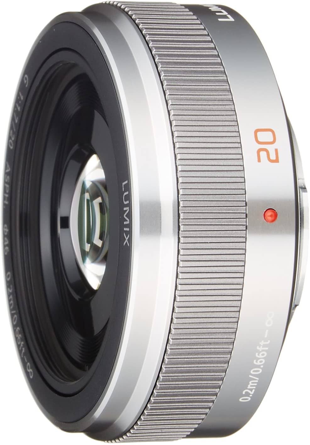 Panasonic Lumix G 20mm / F1.7 II ASPH. Silver H-H020A-S for Micro Four Thirds