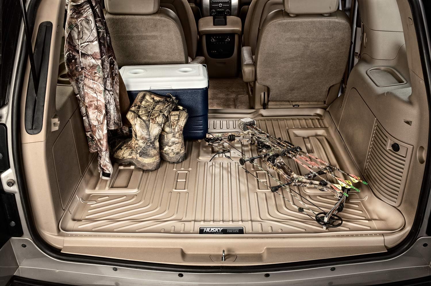 Husky Liners Weatherbeater Series | Cargo Liner - Black | 25561 | Fits 2014-2019 Toyota Highlander 1 Pcs