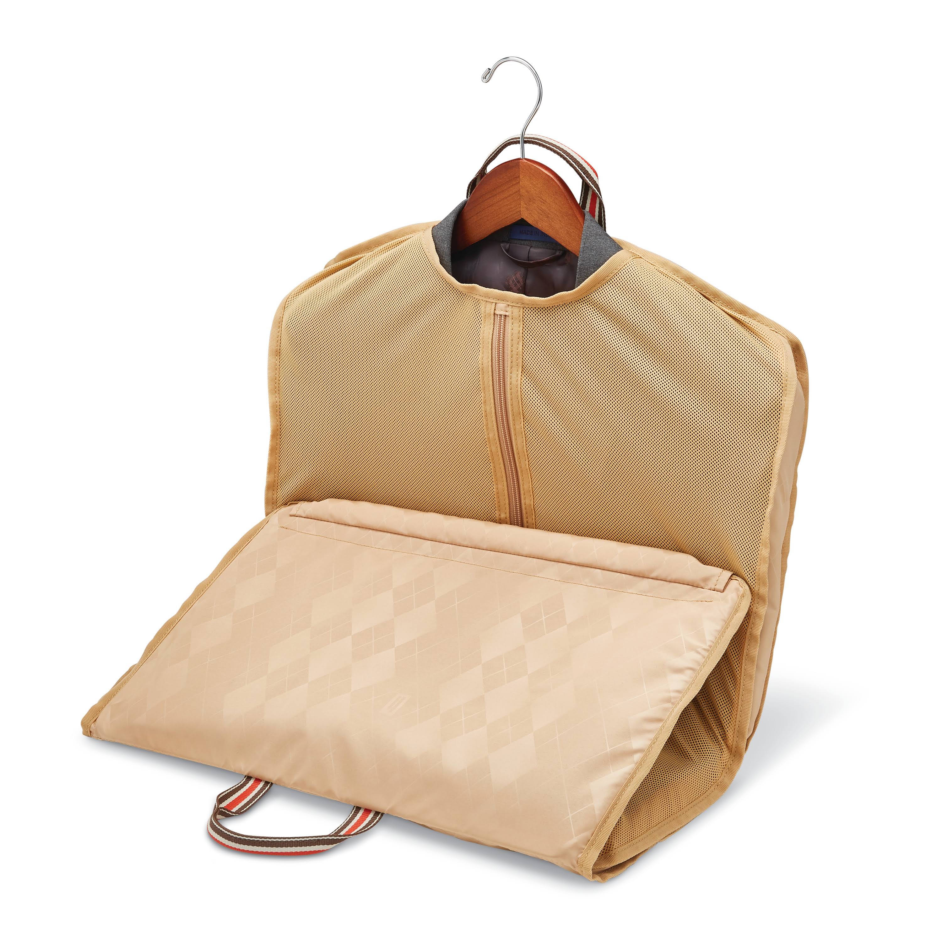 Hartmann Herringbone Deluxe Domestic Carry on Expandable Spinner - Terracotta Herringbone