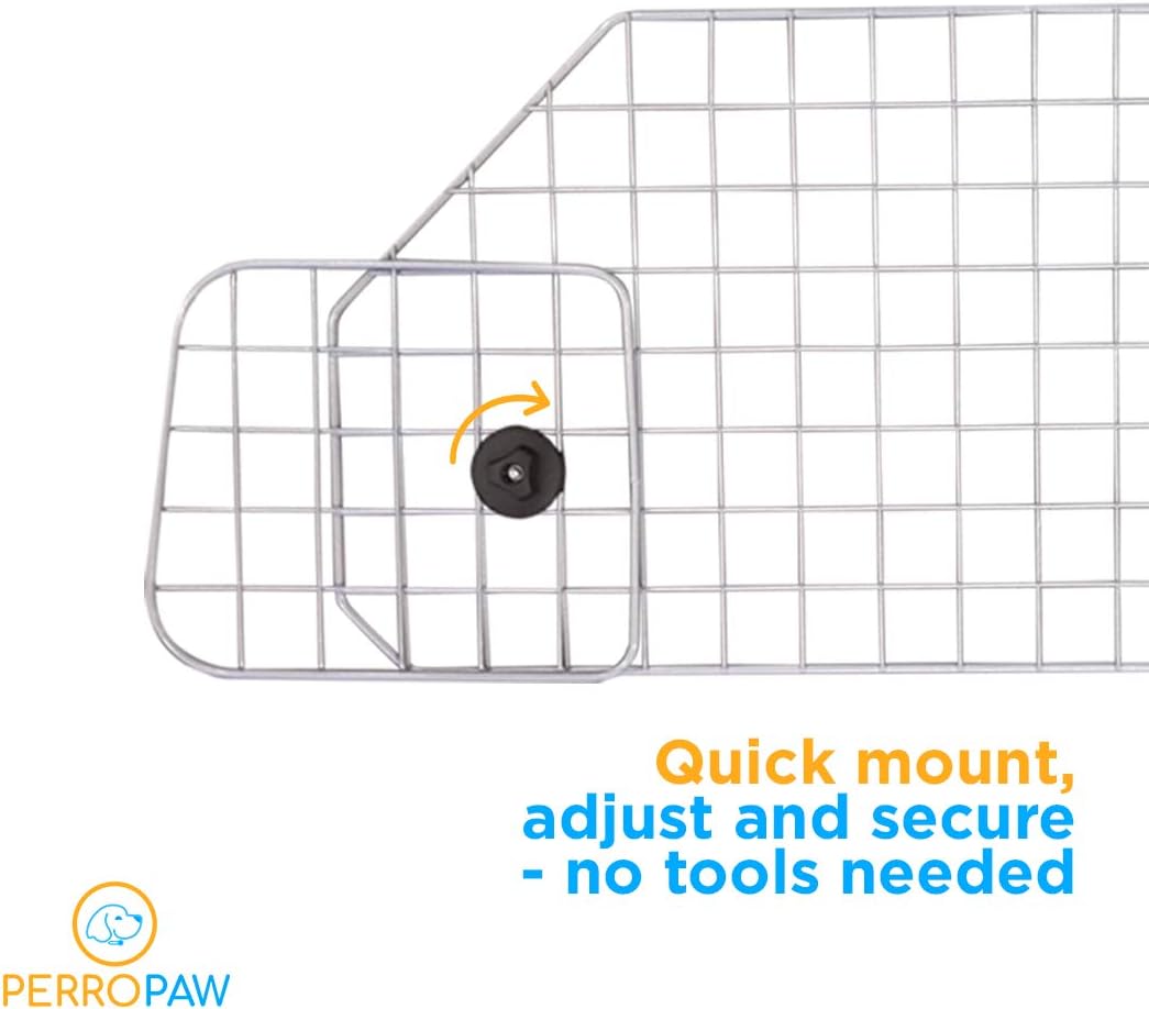 Dog Car Barriers for SUV - Adjustable Dog Gate for Car SUV or Other Vehicle, The Perfect Dog Dividers for SUV Adventurers