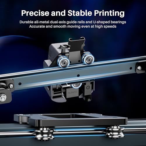 ELEGOO Neptune 3 Pro FDM 3D Printer with Auto Bed Leveling, Dual-Gear Direct Extruder, Dual Lead Screw Drive, Removable Capacitive Screen, 8.85x8.85x11in Large Printing Size