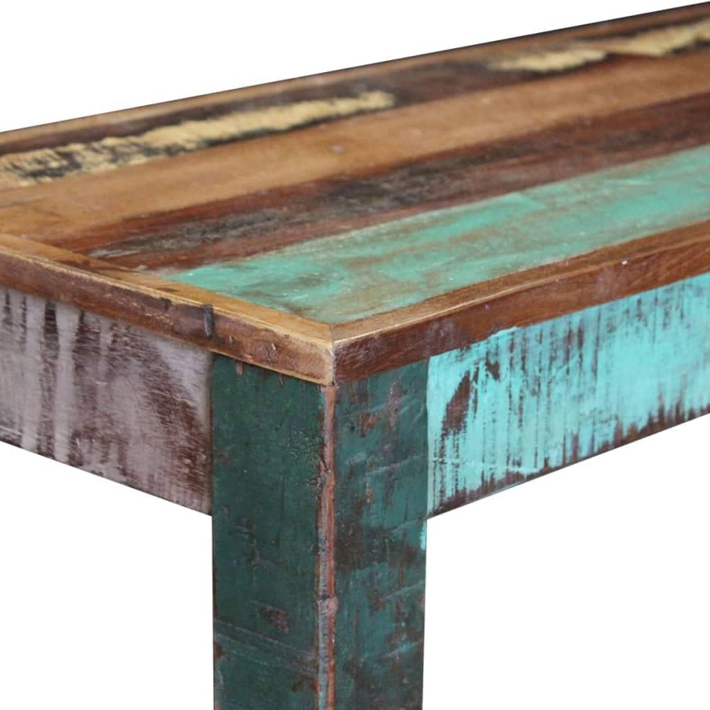 Bench,Dining Bench,Window Bench,Piano Bench,Shoe Bench,Porch Bench,Hall Bench,Antique Style,for Kitchen, Living Room, Indoor Bench,Backyard,Solid Reclaimed Wood 43.3"x13.8"x17.7"