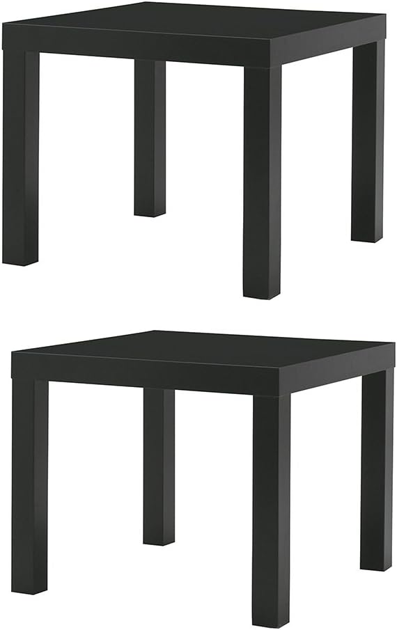 Ikea Table End Side White (2 Pack) Lack