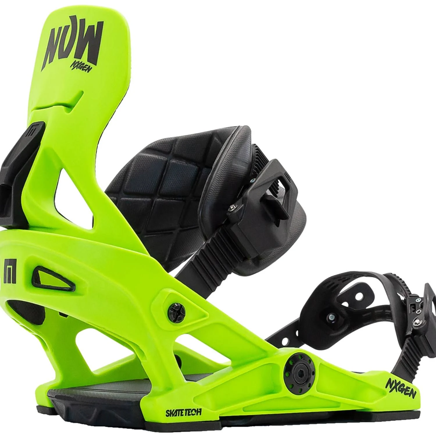Now Nx-gen Youth Snowboard Bindings (Green/S)