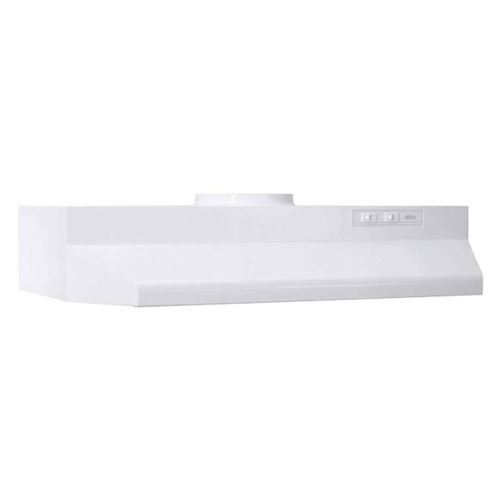 Broan 423001 30-Inch Under-Cabinet Range Hood, White