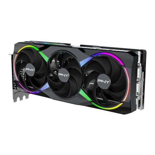 PNY NVIDIA GeForce RTX™ 5080 16GB ARGB Overclocked Triple Fan Graphics Card (DLSS 4, PCIe® 5.0, HDMI®/DP 2.1, 2.9-Slot, Epic-X™ RGB Lighting)