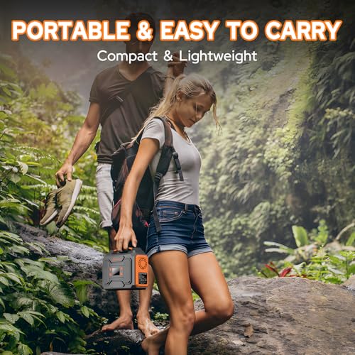ZeroKor Portable Power Station,Outdoor Solar Generator with DC AC Outlet for Home Use Camping RV Travel