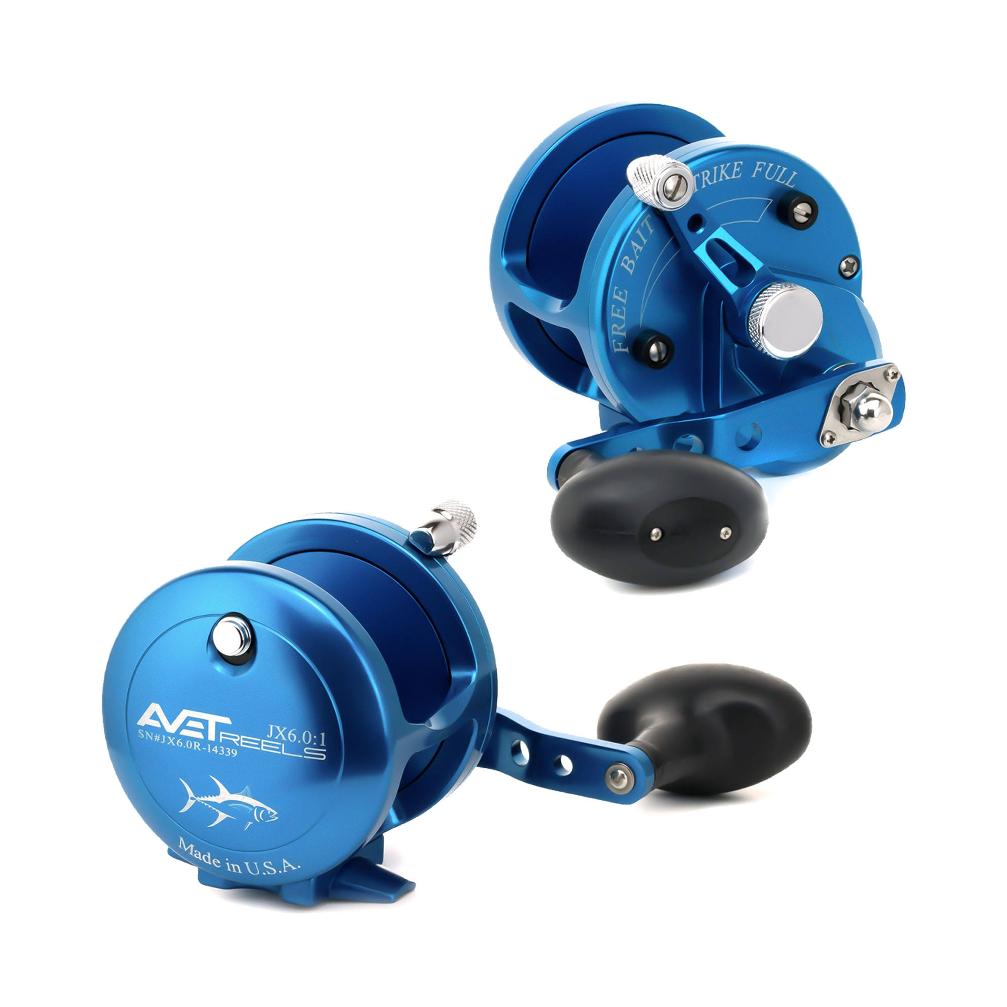 Avet JX 6/3 2-Speed Lever Drag Casting Reels Gold