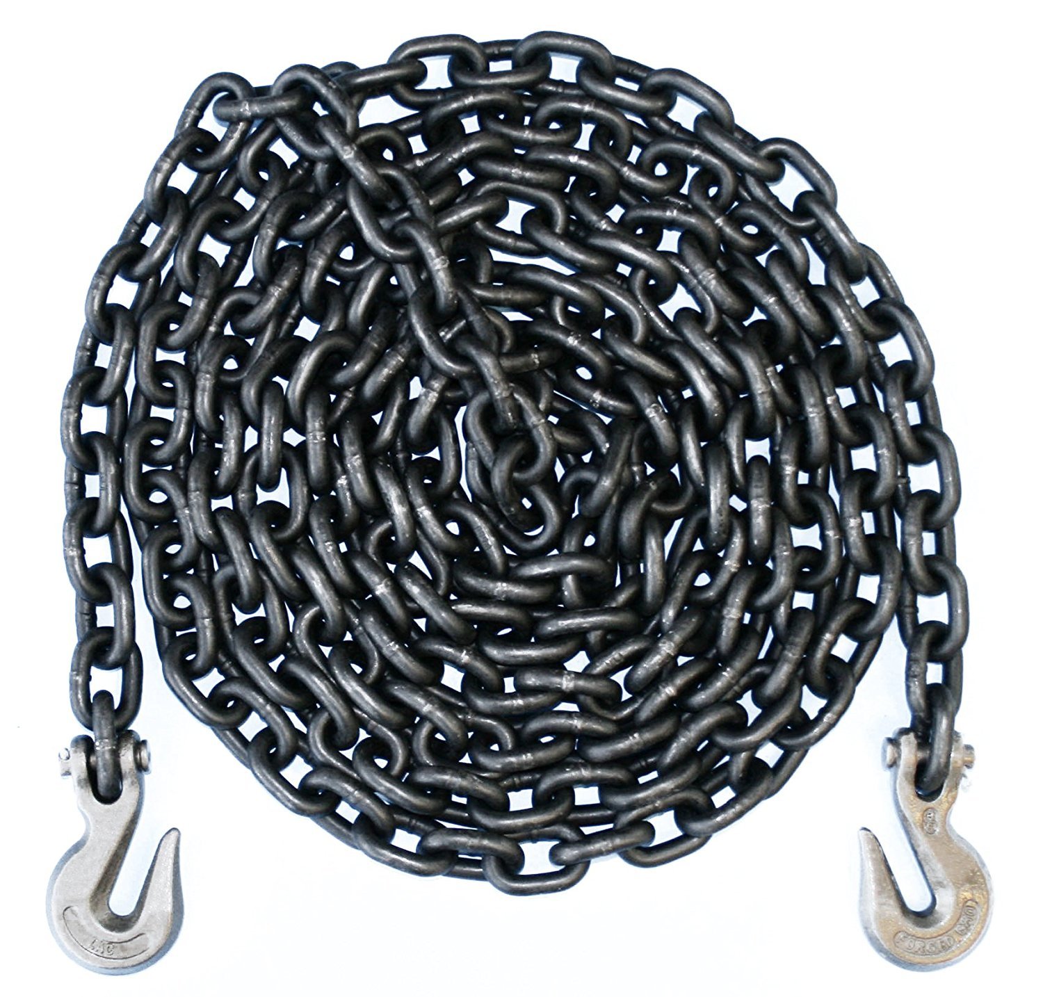 3/8" - Grade 80 Binder Chain - Grab Hooks - 10' Length