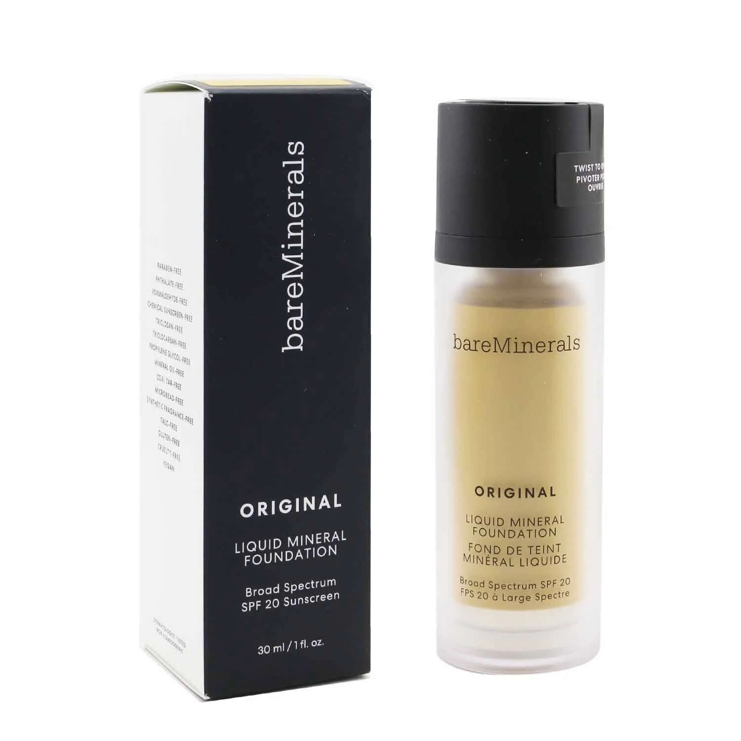 BareMinerals Original Liquid Mineral Foundation SPF 20 - # 11 Soft Medium (For Very Light Cool Skin With A Pink Hue) 30ml/1oz
