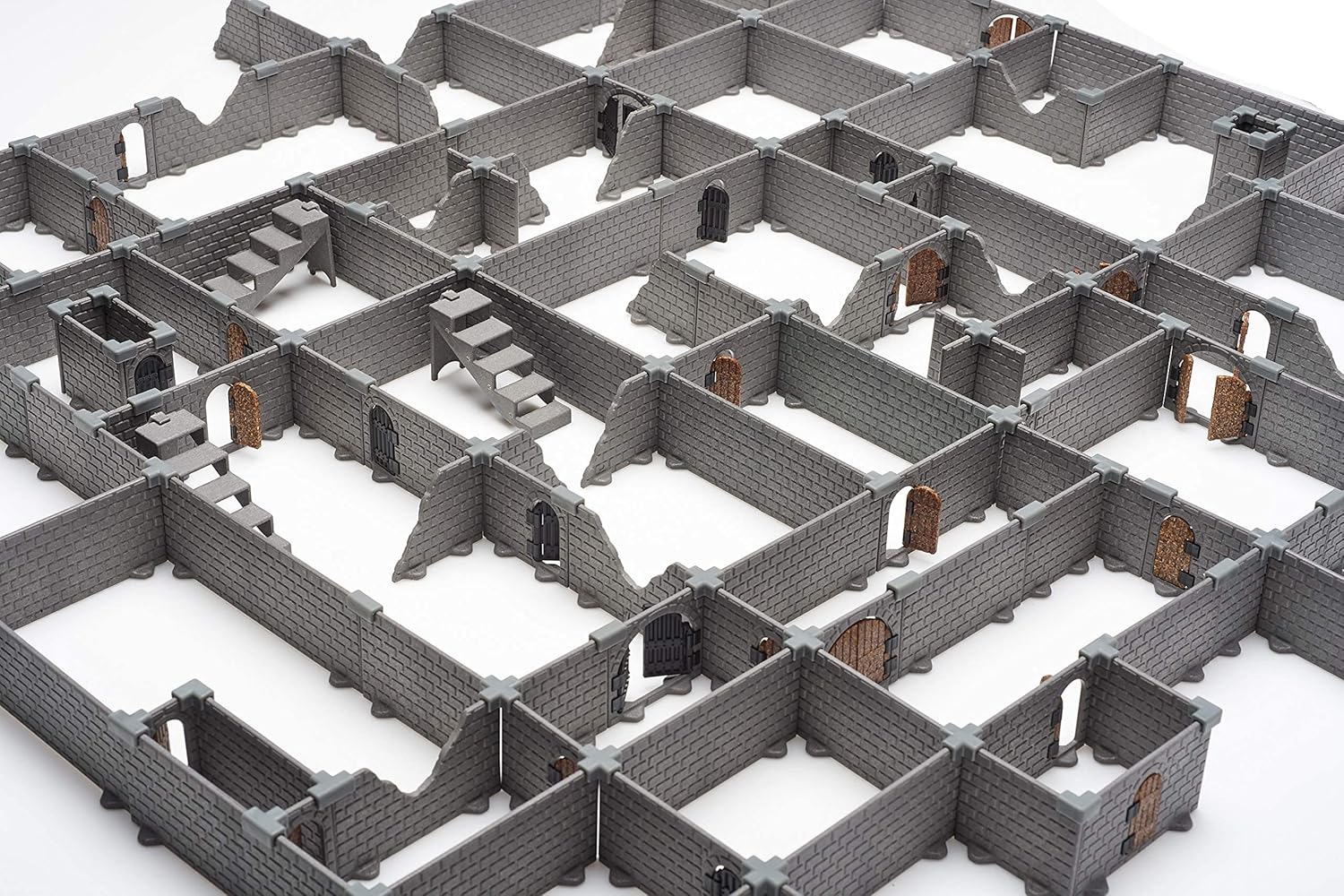 Modular Dungeon System: Tabletop & RPG Terrain Game Set for Dungeons & Dragons, Pathfinder, Castles & Crusades, 13th Age, Runequest, Asunder, Zombicide, and More! - Knight Set (460+ Pieces 1008 sqin)