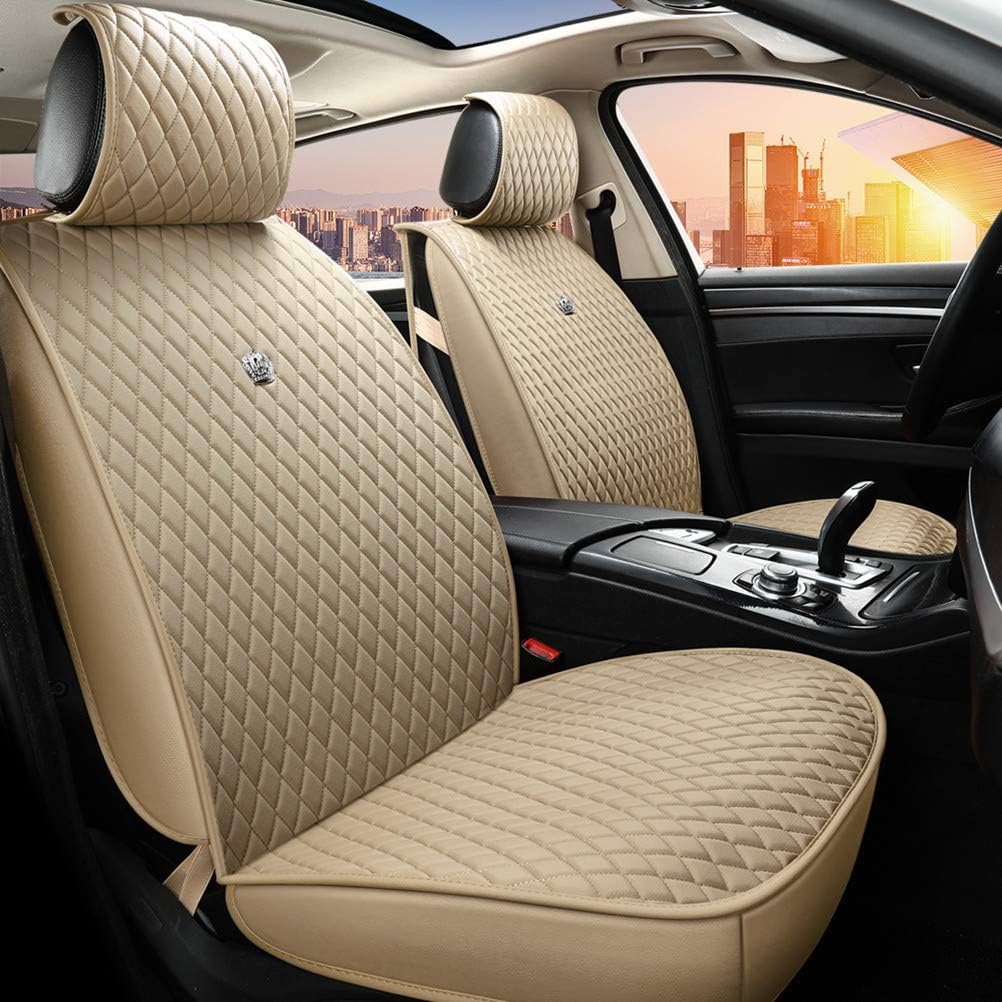 Purple Car Seat Cover Leather Seat Protector for Car Seats Comforty Car Seat Cover 2/3 Covered 11PCS Universal Fit Car/Auto/Truck/SUV (A-Purple)
