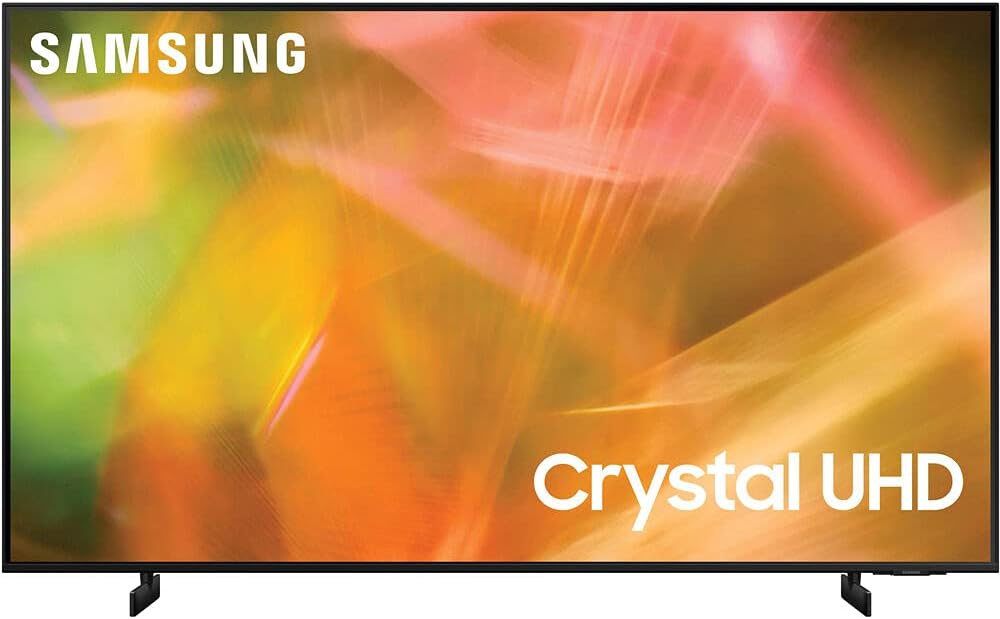Samsung UN50AU8000 50 Inch UHD 4K Crystal UHD Smart LED TV Bundle with Premium 4 YR CPS Enhanced Protection Pack