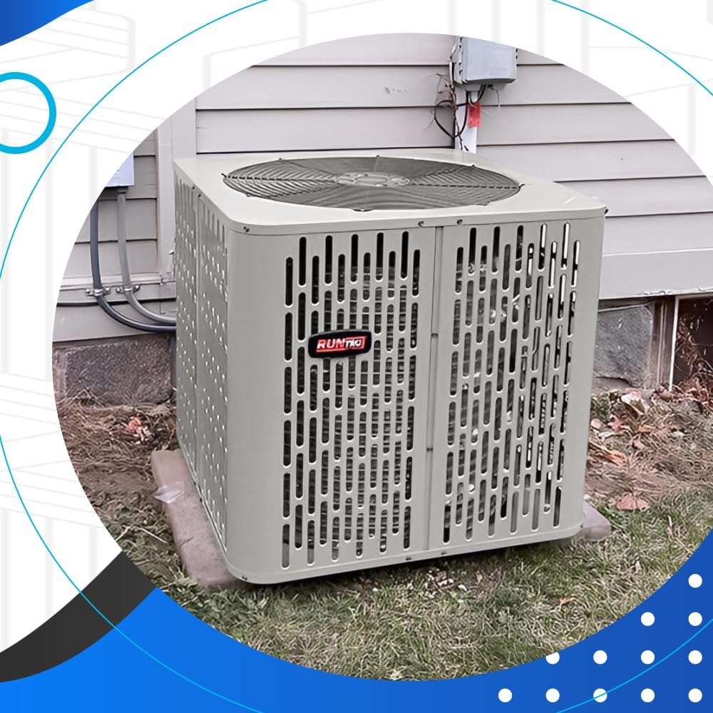 RunTru 14.30 SEER2 2 Ton Heat Pump & Air Handler Split System Unit (by Trane) w/ 50' Install & 5kW Backup Heat Kit | 24K BTU Heat & Cool, Multi-Positional, Single Stage Condenser, Scroll Compressor