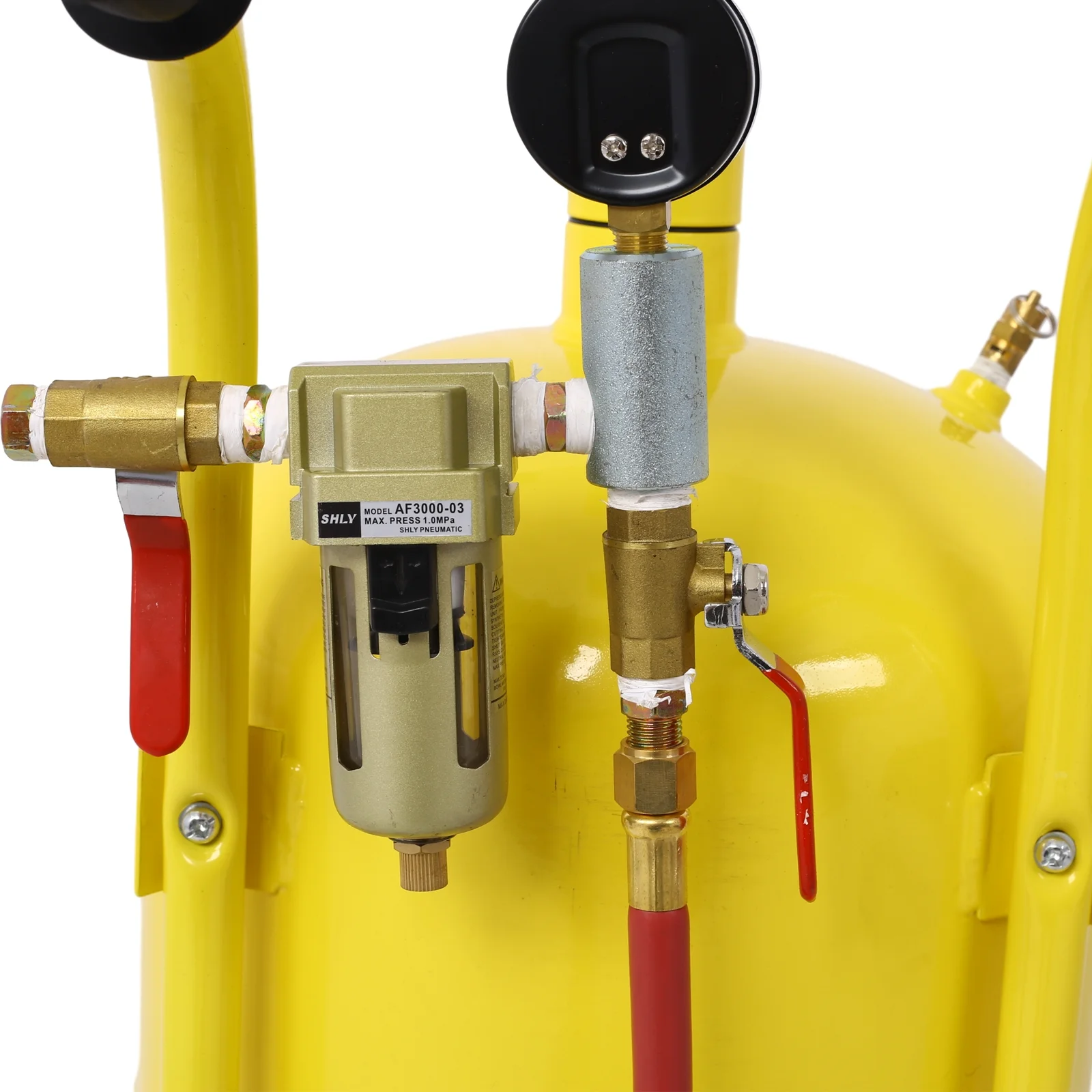 Tabaray 30 Gallon Gas Caddy With Wheels, Fuel Transfer Tank Gasoline Diesel Can Reversible Rotary Hand Siphon Pump, Fuel Storage Tank For Automobiles ATV Car Mowers Tractors Boat Motorcycle(Red) - Curated Treasures Market