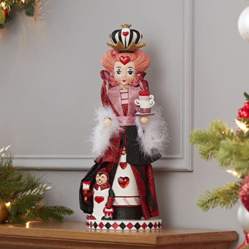 Kurt S. Adler 17.5-Inch Hollywood Queen of Hearts Nutcracker