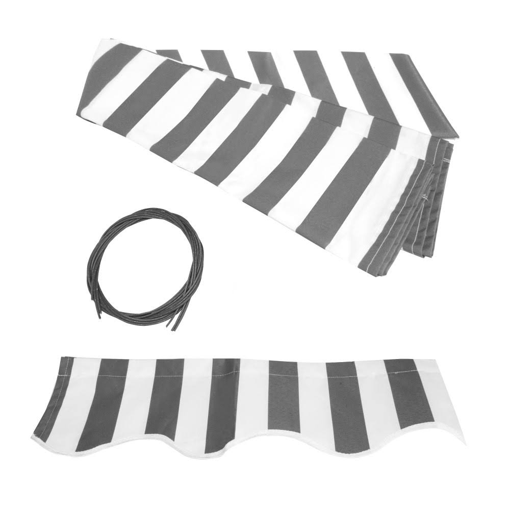 Aleko 16 ft. W x 10 ft. D Retractable Motorized Patio Awning, White