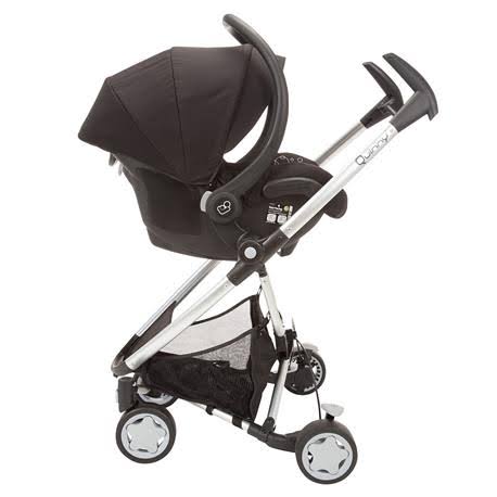 Quinny Zapp Xtra Stroller with Folding Seat - Rocking Black