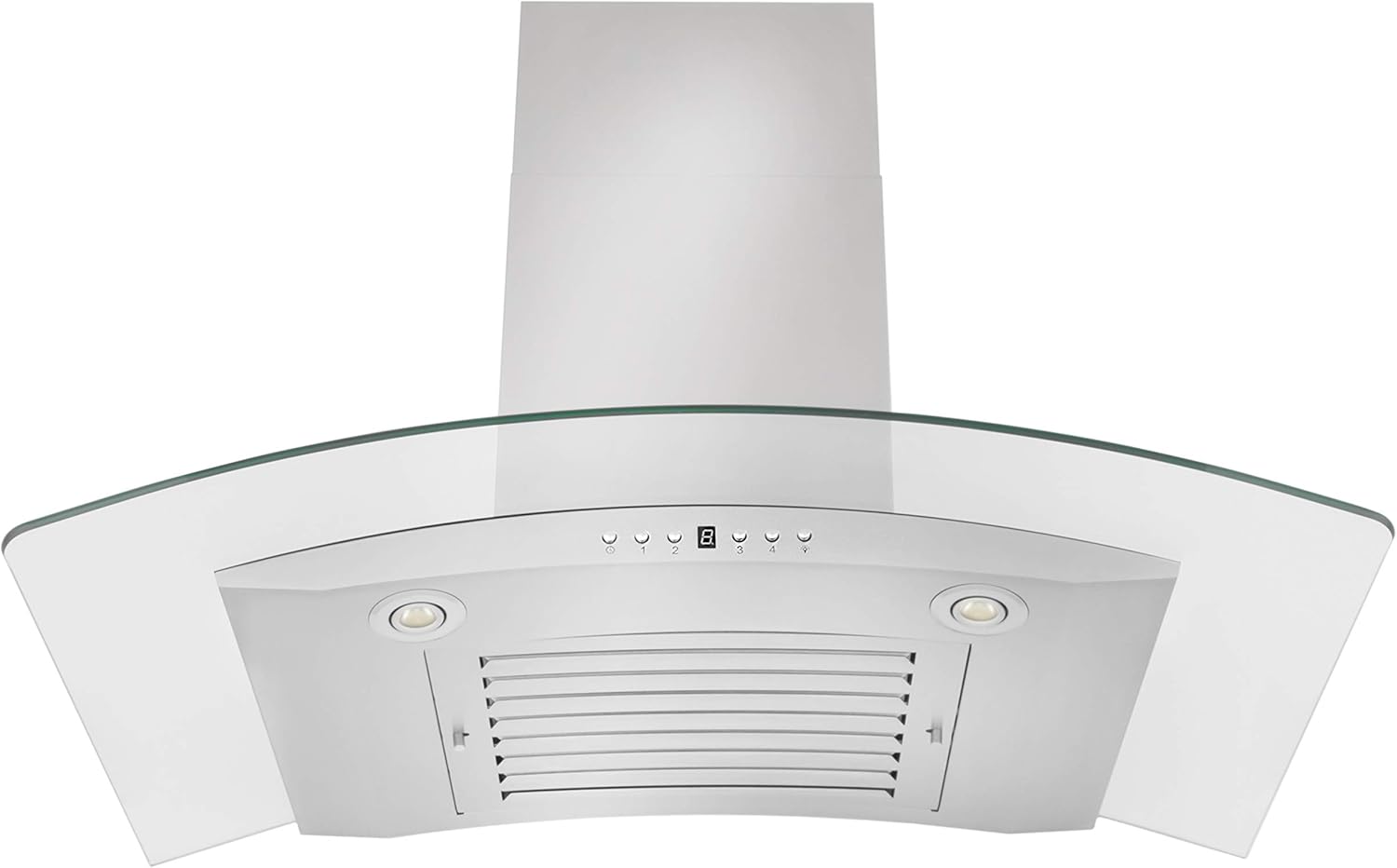 ZLINE 48" Convertible Vent Wall Mount Range Hood in Stainless Steel & Glass (KN4-48)