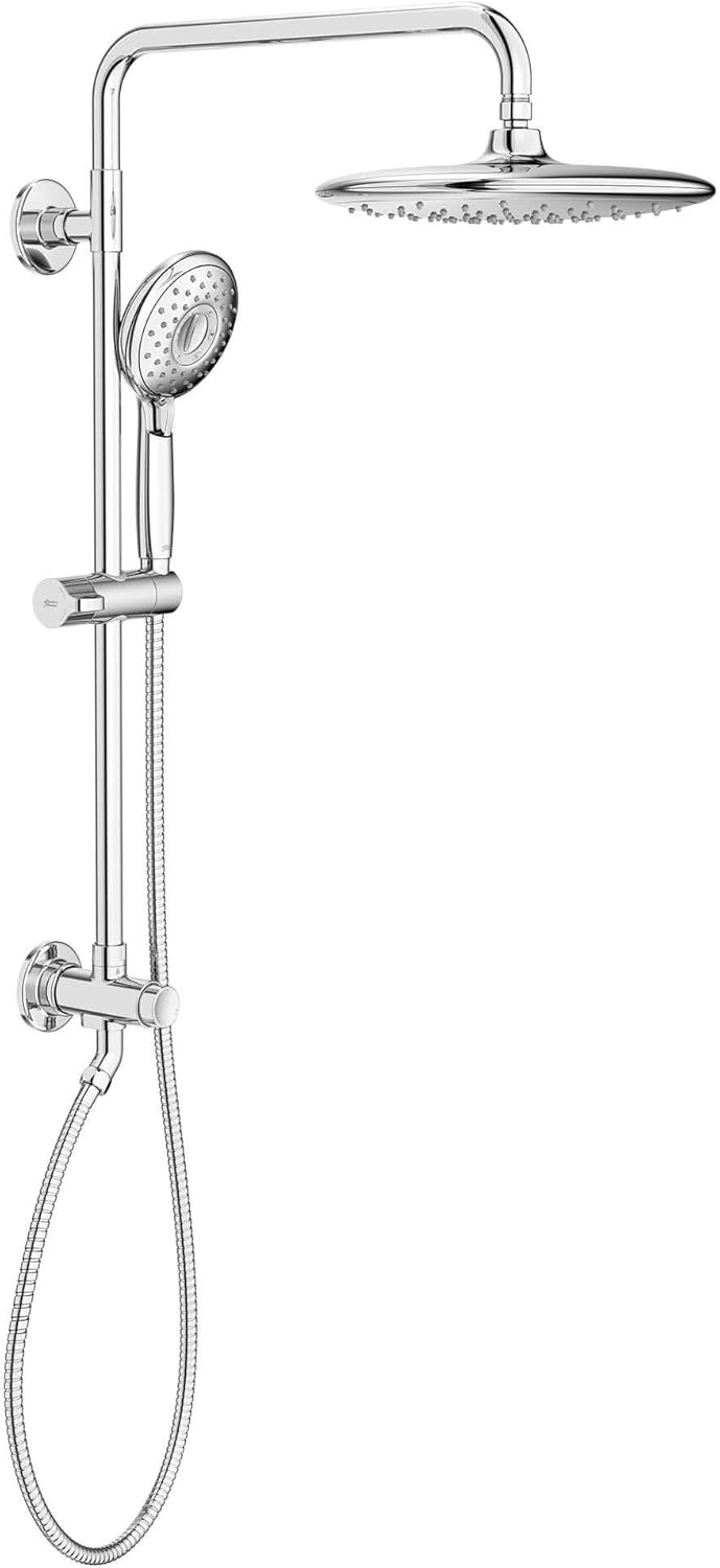 American Standard 9038804.002 Spectra Versa System with Rain Showerhead and Hand Shower, 1.8 GPM, Polished Chrome