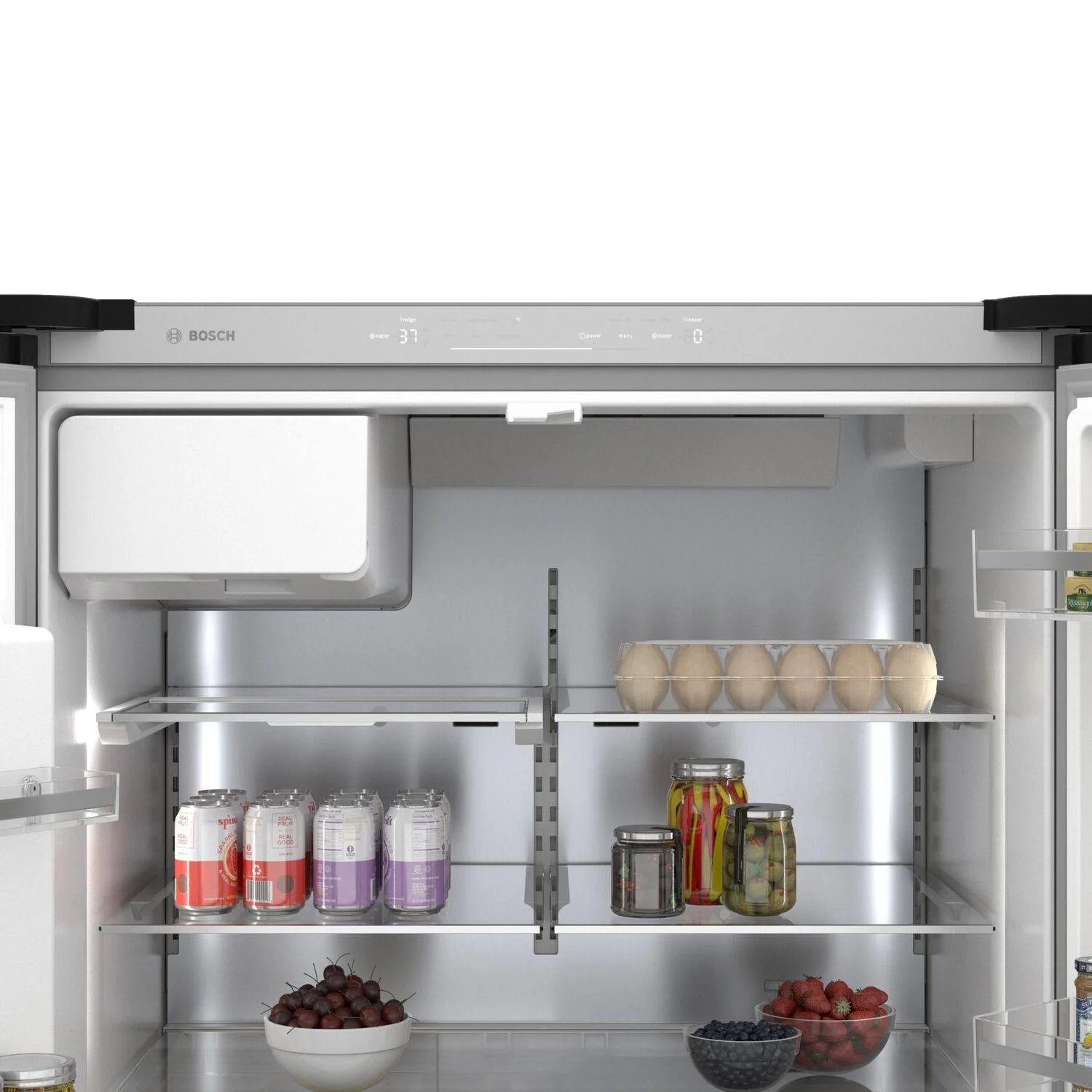 B36FD50SNB 36 Inch, 26 Cu. Ft. Freestanding French Door Bottom Mount Refrigerator