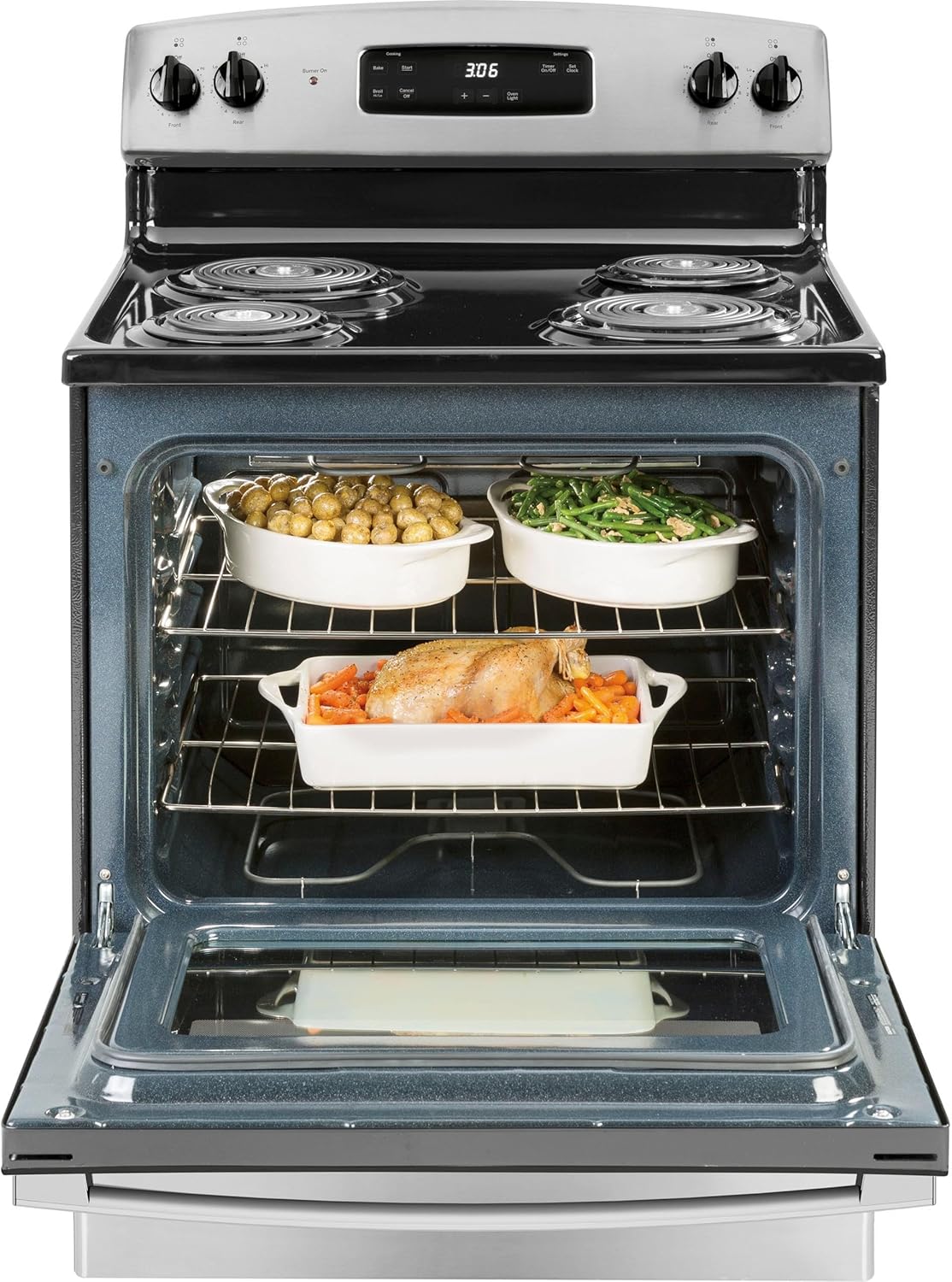 GE® 30" Free-Standing Electric Range