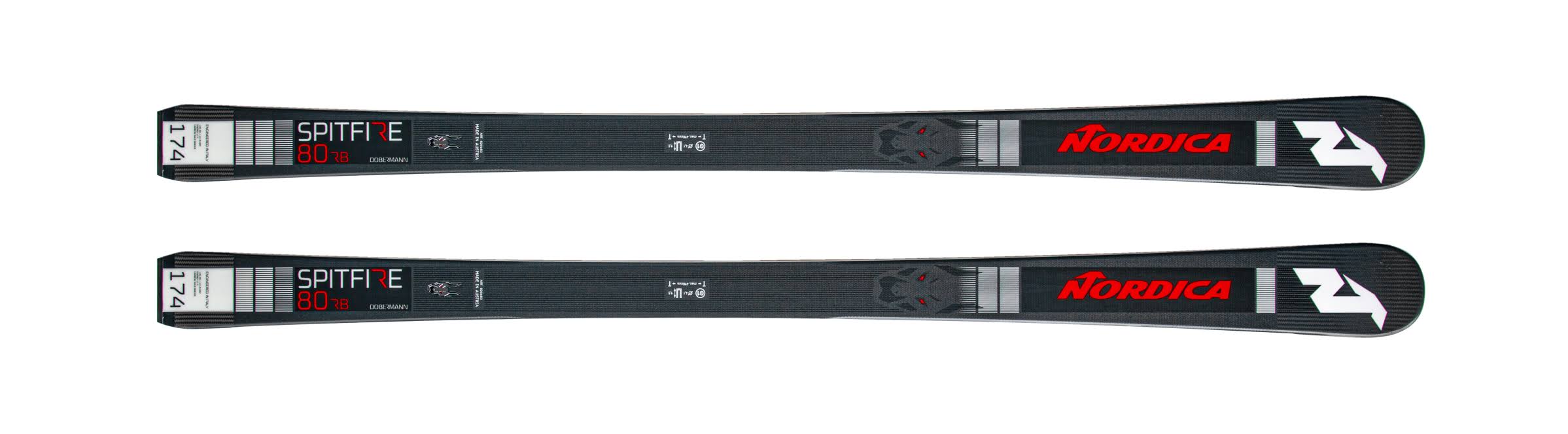 Nordica 2020 Dobermann Spitfire 80 RB Skis (168)