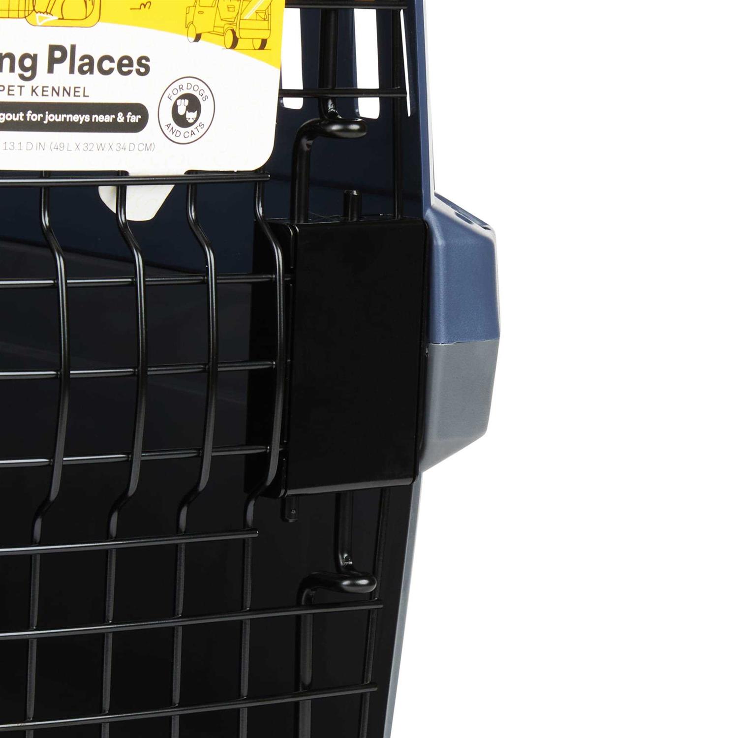 EveryYay Going Places Grey 2-Door Pet Kennel - Pet Supplies online store