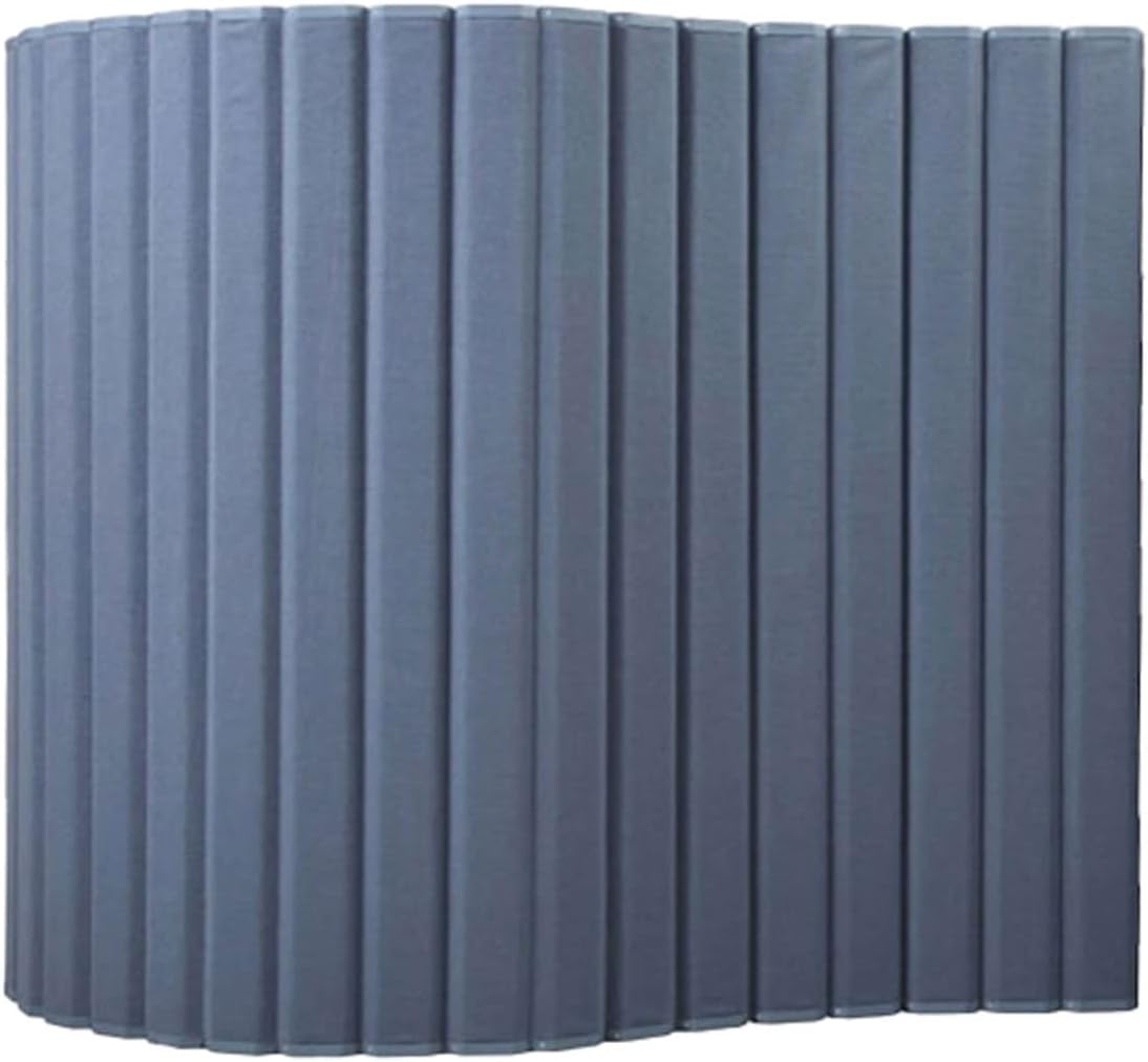 Versare VersiPanel Acoustical Partition Wall - Sound Panel Room Divider, Flexible Arrangement, Easy Roll-up Storage, 2 VersiFoot Stabilizers Included (Gray, 8' x 6'6)