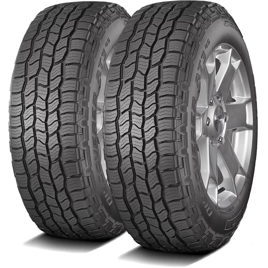 Set of 4 (FOUR) Cooper Discoverer AT3 4S 265/50R20 111T XL AT A/T All Terrain Tire Fits: 2014-15 Jeep Grand Cherokee Summit, 2019-20 Jeep Grand Cherokee Limited X