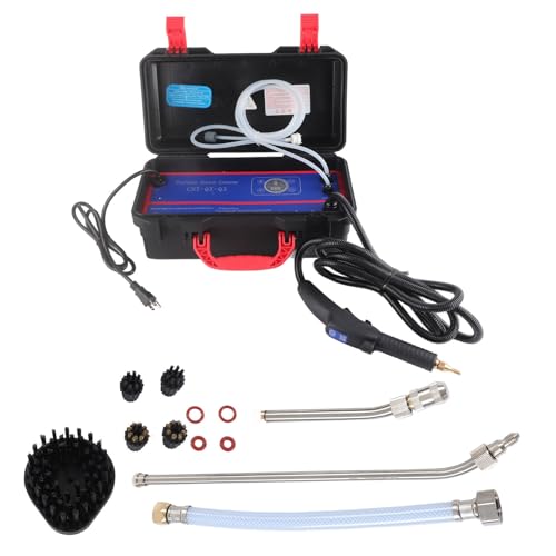 High Pressure Steam Cleaner, 4ft Water Inlet Hose Commercial Grade Standard ABS and Stainless Steel High Power Steam Cleaner Machine for Kitchens