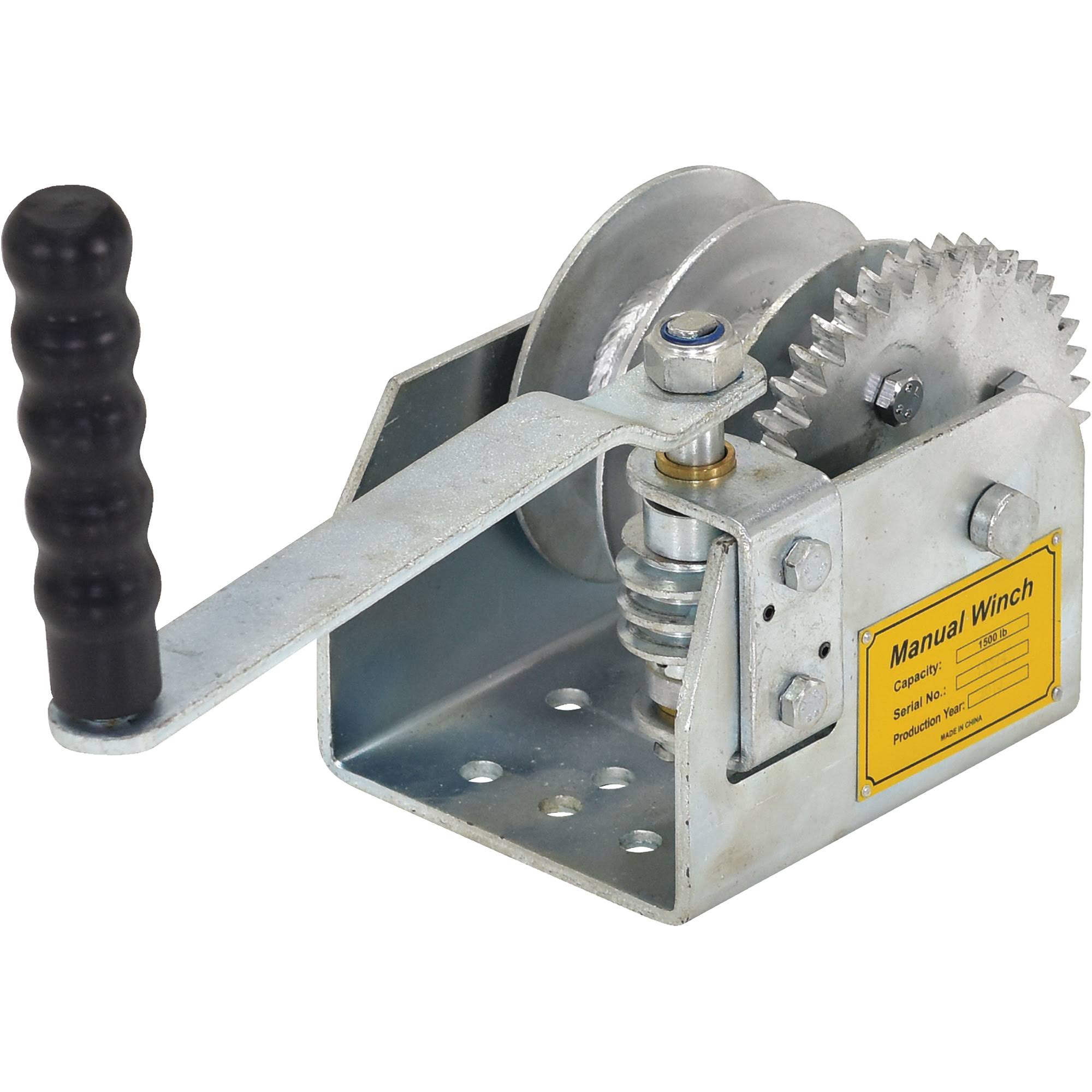 Vestil WALL-D Wall Mounted Hand Winch - Double